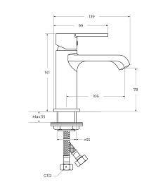 BelBagno Смеситель для раковины Aurora AURORA-LVM-CRM-W0 хром – фотография-3