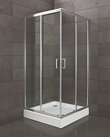 BelBagno Душевой уголок Uno 85/85 UNO-195-A-2-85-C-Cr стекло прозрачное