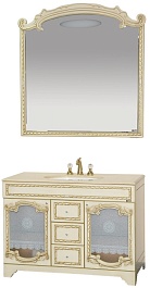 Misty Тумба с раковиной Элис 120 бежевая патина – фотография-2