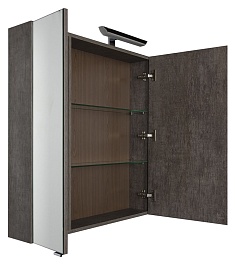 Aquanet Зеркальный шкаф "Эвора 100" дуб антик – фотография-8