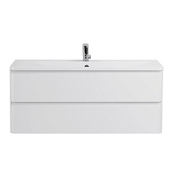 BelBagno Мебель для ванной Albano 120 подвесная Bianco Lucido – фотография-6