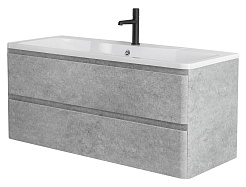 BelBagno Мебель для ванной Albano 120 подвесная Cemento Verona Grigio – фотография-3