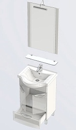 Aquanet Мебель для ванной "Асти 55 M" (178437) – фотография-4