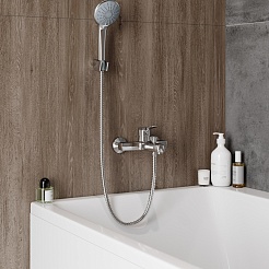 Teymi Смеситель для ванны с душем Ritta T10207 хром – фотография-10