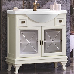 Opadiris Мебель для ванной Борджи 85 слоновая кость – фотография-5