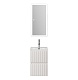 BelBagno Тумба с раковиной Uno mini 40 подвесная Bianco Opaco с раковиной BB-8099-3-40 – фотография-32