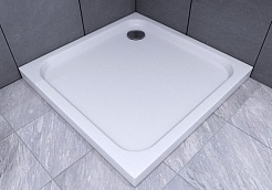 Aquatek Душевой поддон из литого мрамора 90x90 DP-0000004 белый – фотография-3