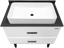 Comforty Тумба с раковиной Империя 80 белая – фотография-4