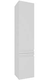 Aquatek Шкаф-пенал Вега 35 AQ70035R-MW белый матовый, петли справа – фотография-1