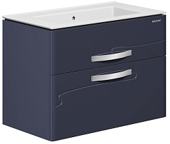  Тумба с раковиной Nota 85 серая – фотография-1