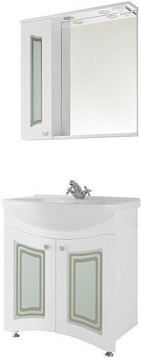 Водолей Зеркальный шкаф Адам С 75 L – фотография-4