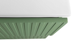 Cezares Тумба с раковиной Duet-N 120 подвесная CZR-8095-120 фисташковый софт – фотография-3