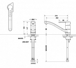 Promo Смеситель для кухни Stream-D F737163C-1 – фотография-3