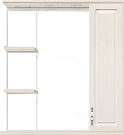 Style Line Зеркальный шкаф Олеандр-2 750/С рельеф пастель – фотография-1