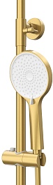 Cezares Душевая система RELAX-CVD-BORO брашированное золото – фотография-5