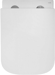 Azario Унитаз подвесной Teramo AZ-0052 безободковый белый – фотография-6