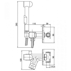 Lemark Смеситель Solo LM7165C для биде – фотография-2