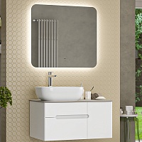 Misty Мебель для ванной Роял 80 подвесная белая матовая