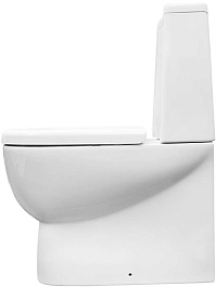 Sanita Luxe Унитаз-компакт Infinity Rimless с микролифтом безободковый – фотография-3