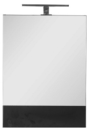 Aquanet Зеркальный шкаф "Нота 50" камерино черный (176947) – фотография-5