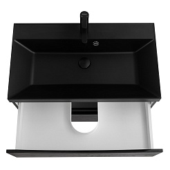 BelBagno Тумба с раковиной Marino 80 подвесная Rovere Cioccolato Amaro с раковиной 80/45 ART-AST-NERO – фотография-4