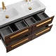 BelBagno Мебель для ванной Eco Cer-N 120 с 4 ящиками орех шоколад софт CZR-8073-120-2 ручки сатиновое золото – картинка-32