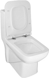 Azario Унитаз-моноблок Zeno AZ-1169 безободковый с бачком с сиденьем микролифт белый – фотография-6