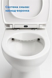 Vivon Унитаз-компакт Colett KWH02 безободковый с быстросъёмным сиденьем микролифт – фотография-11