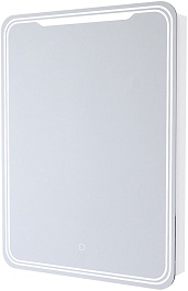 Mixline Зеркальный шкаф Виктория 60 L белый – фотография-1