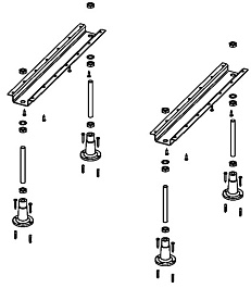 Riho Ножки для ванны LUGANO POOTSET06 – фотография-1