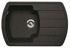 Florentina Мойка гранитная Нире 760 с крылом черный – фотография-1