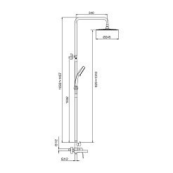 Gappo Смеситель для вынны G99-30 G2499-30 сатин – фотография-3