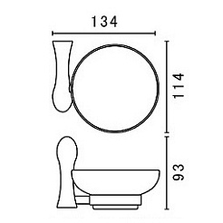 Art&Max Мыльница Elegant AM-E-1599A – фотография-2