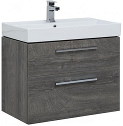 Aquanet Тумба под раковину Nova 75 дуб рошелье – фотография-1