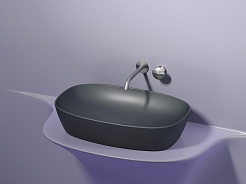 Ceramicanova Мебельная раковина Element 60 CN6049MDH тёмный антрацит матовый – фотография-3