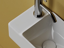 Ceramicanova Раковина Element 39/22 L CN5046 белая – фотография-3