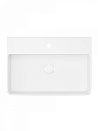 Teymi Раковина накладная в ванную Helmi 60 Duo чёрно-белый глянец T50272 – фотография-8