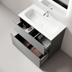 Sancos Тумба под раковину напольная Folk Floor 90 ergraut soft – фотография-2