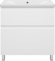Misty Тумба с раковиной Лаки 80 белая