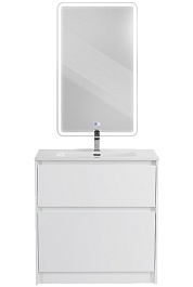 BelBagno Мебель для ванной Kraft 80 напольная Bianco Opaco – фотография-1