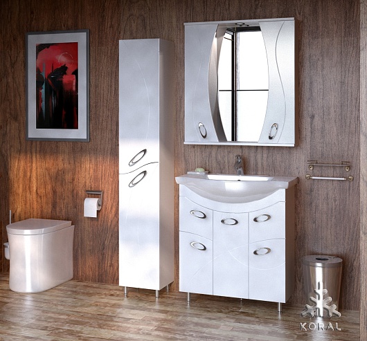 Corozo Тумба с раковиной Наина 75 – картинка-3