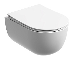 Ceramicanova Подвесной унитаз Modena Rimless CN6063MW белый матовый – фотография-1