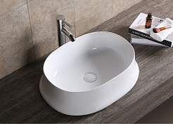 Ceruttispa Раковина накладная 57 CR0060 белая – фотография-2