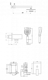 BelBagno Душевая система Ancona ANCONA-DSET-CRM хром – фотография-2