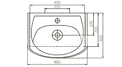 Corozo Тумба с раковиной Орфей 45 – фотография-4
