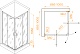 RGW Душевой уголок Passage PA-038 90x90 профиль хром стекло прозрачное – картинка-6