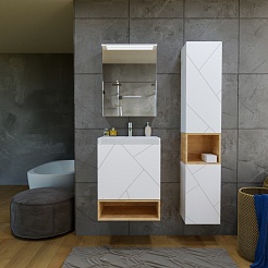 Бриклаер Ниша для тумбы Кристалл 50 дуб бунратти – фотография-5