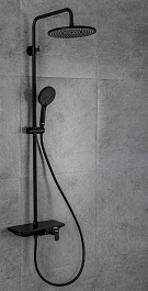 Gappo Душевая стойка G95 G2495-5 черная – фотография-2