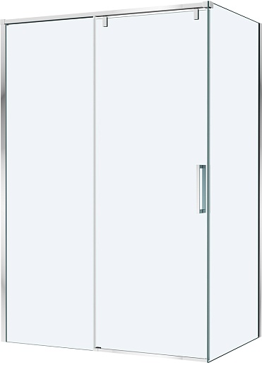 BelBagno Душевой уголок Soft Close-1 SOFT_CLOSE-1-AH-1-140/100-C-Cr 140x100 профиль хром стекло прозрачное – фото-1