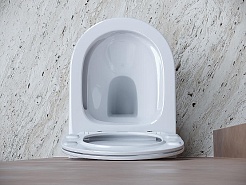 Ceramicanova Подвесной унитаз Balearica Rimless с шумоизоляционной панелью CN1000 с системой инсталляции Envision кнопка Round хром – фотография-7